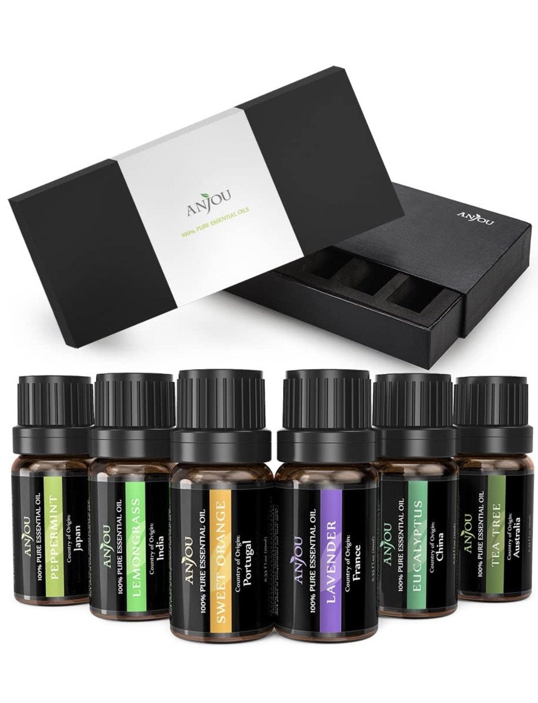 Pure Essential Oil Set for Diffuser - Aromatherapy India