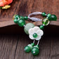 Green Agate Flower Shell  Bracelet