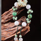 Luxury Green Agate Flower Bracelet