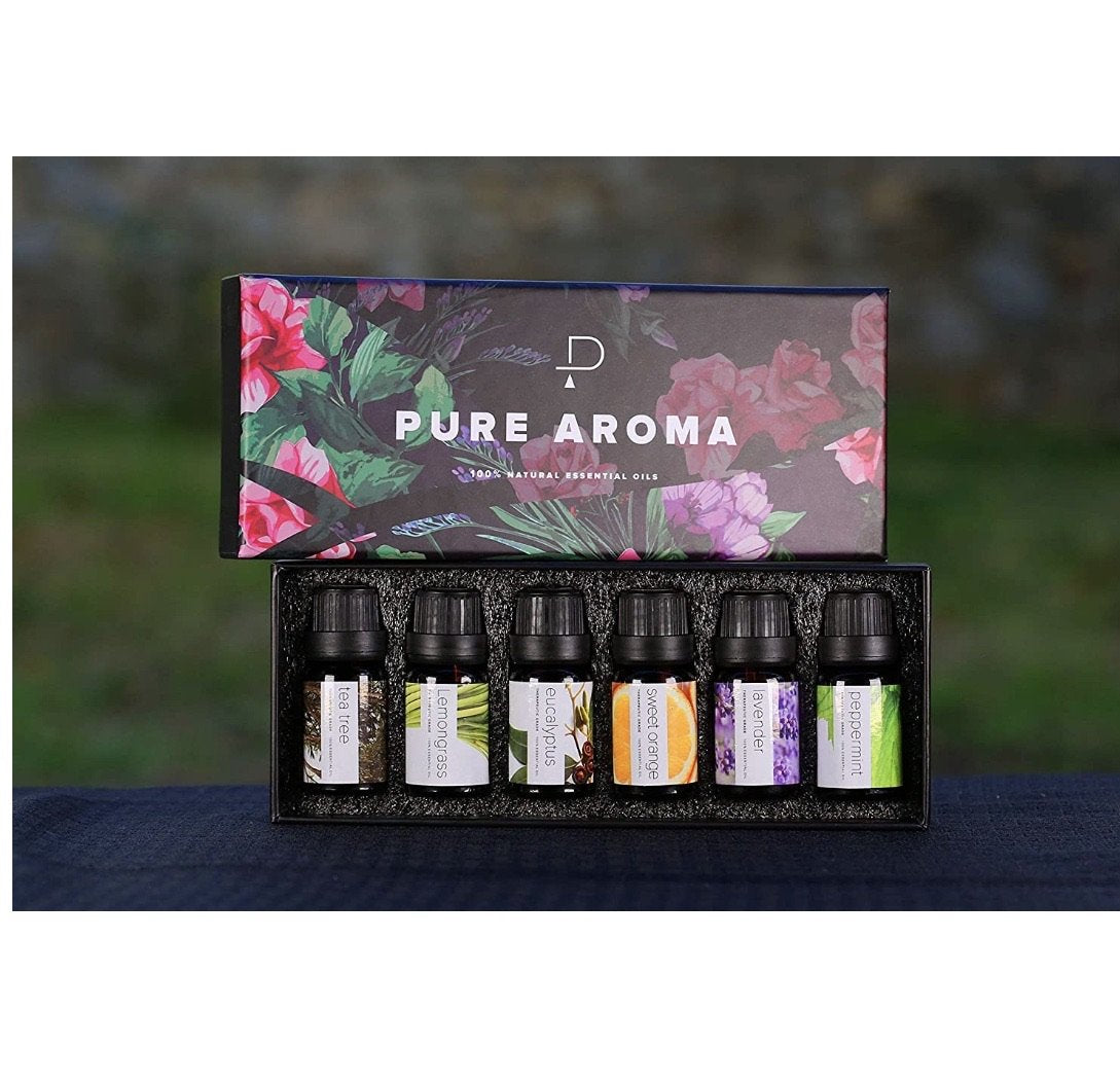 Pure Aroma 100% Natural Essential Oils Set