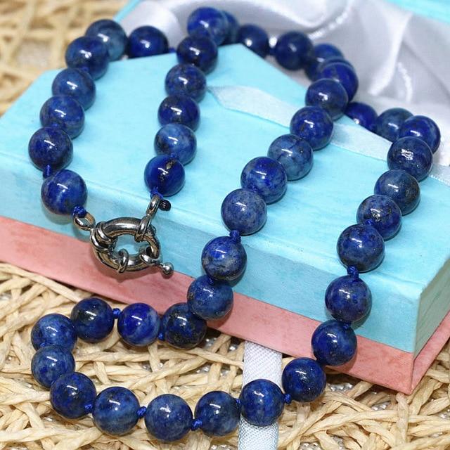 Lapis Lazuli Round Beads Necklace