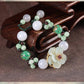 Luxury Green Agate Flower Bracelet