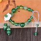 Green Agate Flower Shell  Bracelet