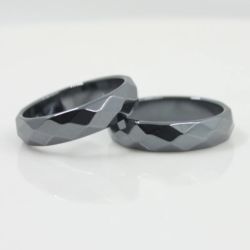 Grade AAA Quality 6 mm Hematite Ring