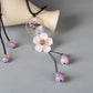 Beautiful Amethyst Flower Necklace