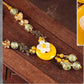 Elegant Citrine Flower Necklace