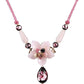 Elegant Pink Jade Necklace