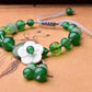 Green Agate Flower Shell  Bracelet