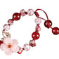 Luxury Pink Tourmaline Flower Bracelet