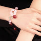 Luxury Pink Tourmaline Flower Bracelet