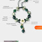 Genuine A+ Jade and Agate Flower bracelet