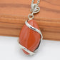 Natural Stone Pendant Necklace Horse Eye Shape Jewelry