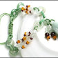 Charming Perfections High Quality Natural Green Jade Garnet tulip bracelet Jewelry with white background Pure Natural Stone Crystal Beauty Jewelry. Perfect for Birthday Gifts, Anniversary, Black Friday, Christmas, or any Occasion. Perfect Present for a Loved one. Fashion and Style. Very Fashionable for that special someone.