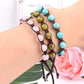 Natural Stone Beaded Braided Bracelets More Colors