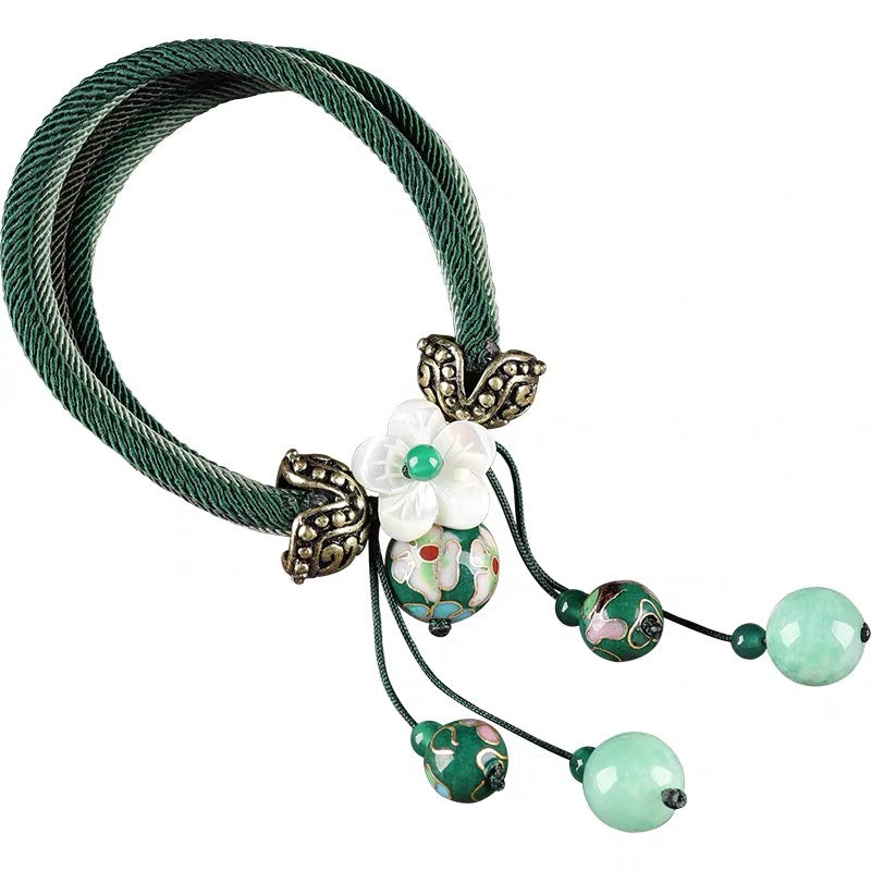 Charming Perfections High Quality Natural Green Jade flower bracelet Jewelry with white background Pure Natural Stone Crystal Beauty Jewelry. Perfect for Birthday Gifts, Anniversary, Black Friday, Christmas, or any Occasion. Perfect Present for a Loved one. Fashion and Style. Very Fashionable for that special someone.