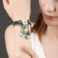 Charming Perfections High Quality Natural Green Jade flower bracelet Jewelry on wrist with grey background Pure Natural Stone Crystal Beauty Jewelry. Perfect for Birthday Gifts, Anniversary, Black Friday, Christmas, or any Occasion. Perfect Present for a Loved one. Fashion and Style. Very Fashionable for that special someone.