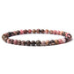 Natural Stone Chakra 4mm Beads Bracelet