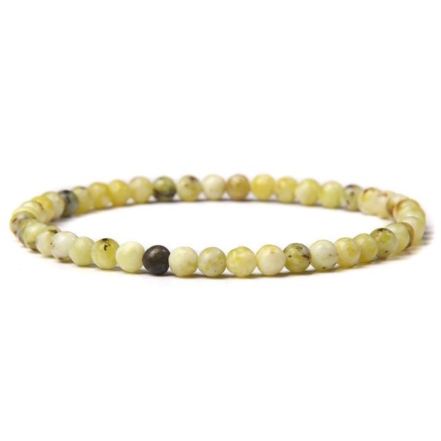 Natural Stone Chakra 4mm Beads Bracelet