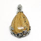 Teardrop Flower Stone Pendants Necklace Exquisite