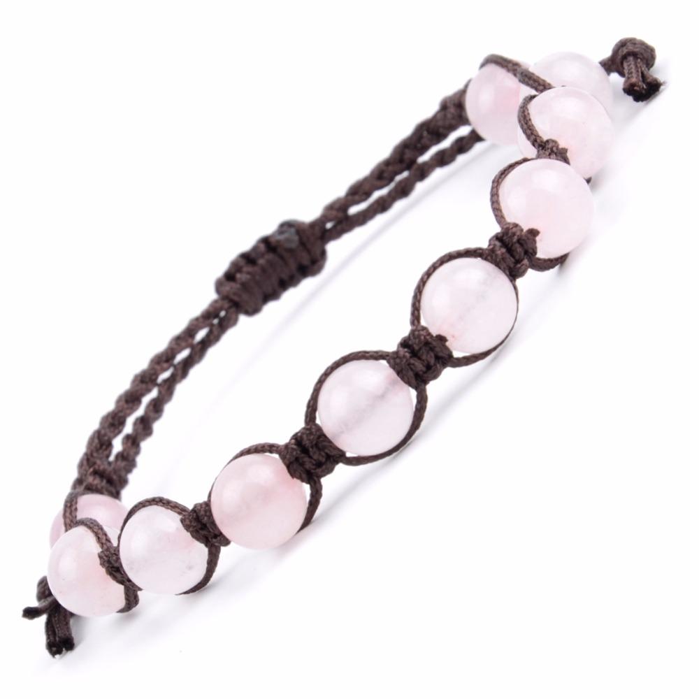 Natural Stone Beaded Braided Bracelets More Colors